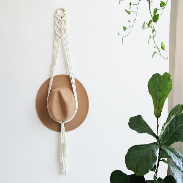 Macrame Hat hanger